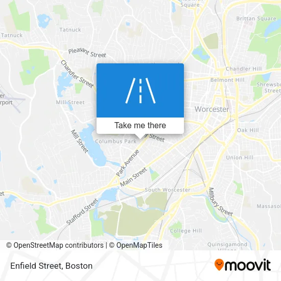 Enfield Street map
