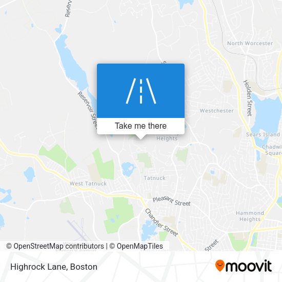 Mapa de Highrock Lane