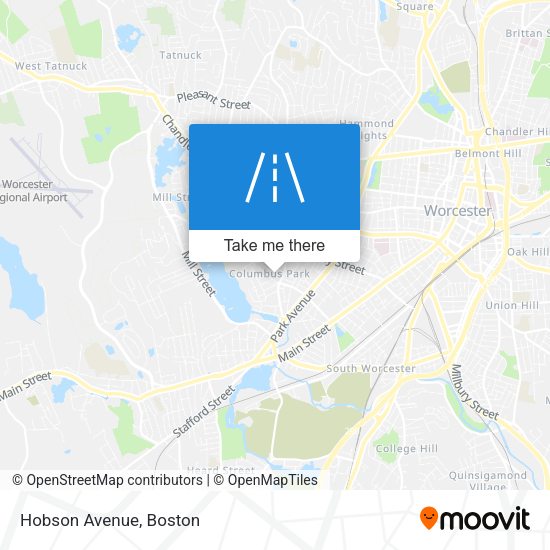 Mapa de Hobson Avenue