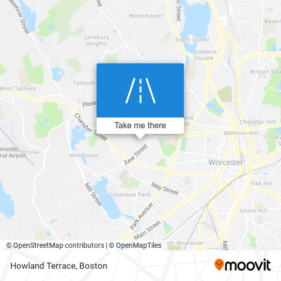 Howland Terrace map