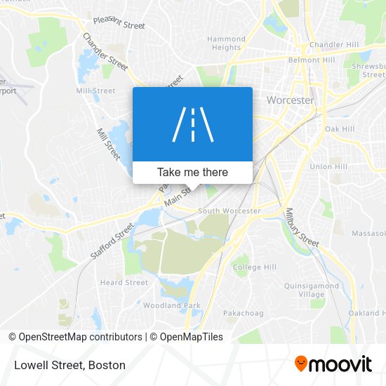 Mapa de Lowell Street