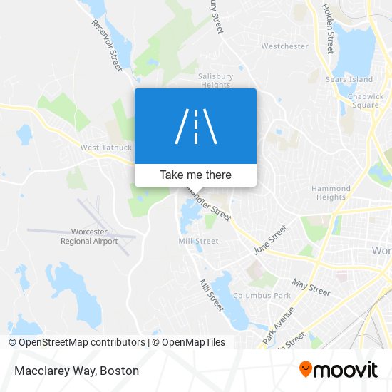 Macclarey Way map