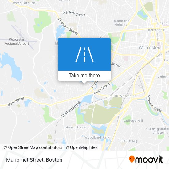 Manomet Street map