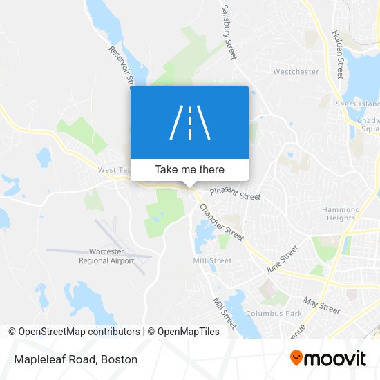 Mapa de Mapleleaf Road