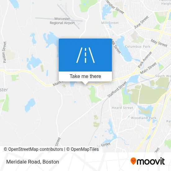 Meridale Road map