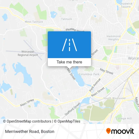 Merriwether Road map