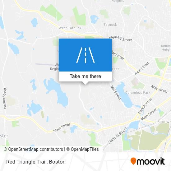 Red Triangle Trail map