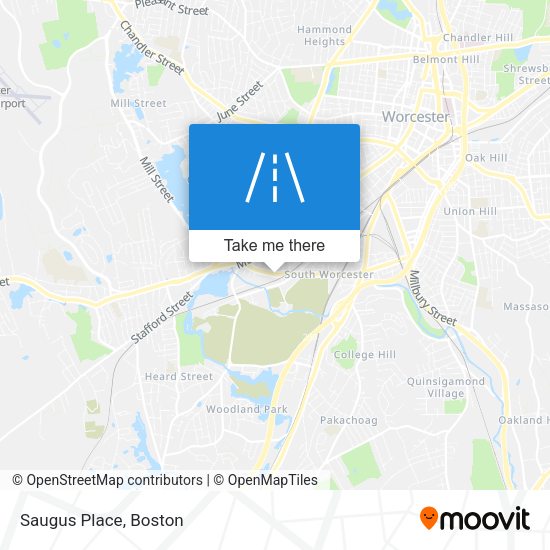 Mapa de Saugus Place
