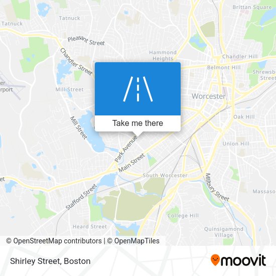 Mapa de Shirley Street