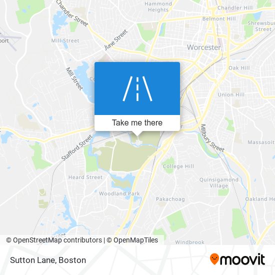 Sutton Lane map