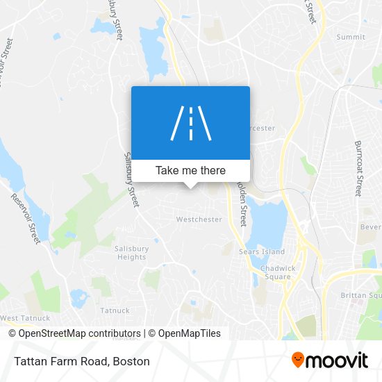 Mapa de Tattan Farm Road