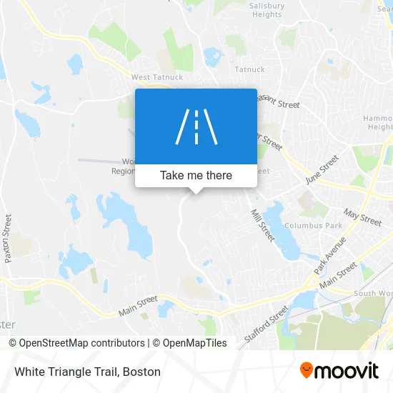 White Triangle Trail map