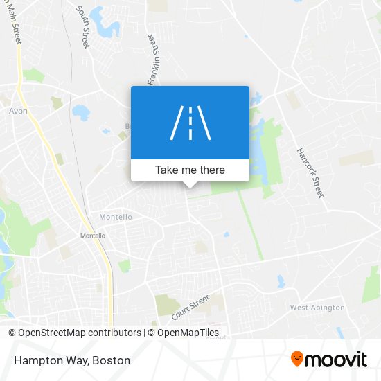 Hampton Way map