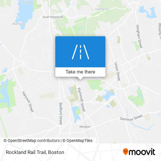 Rockland Rail Trail map