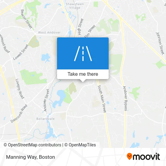 Manning Way map