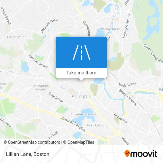 Mapa de Lillian Lane