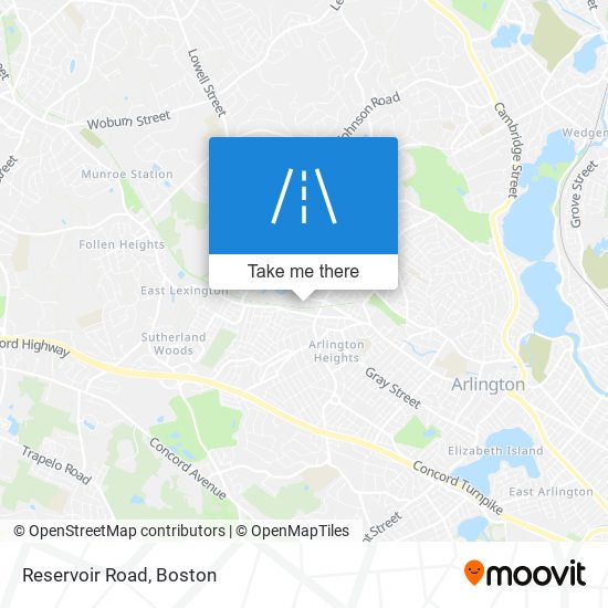 Reservoir Road map