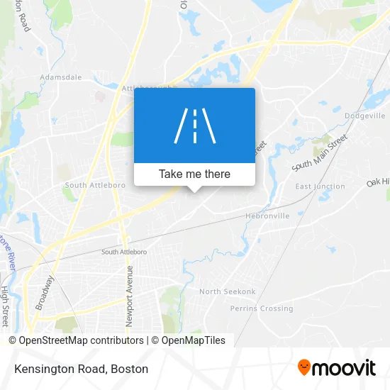 Kensington Road map