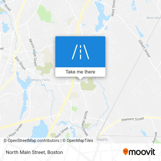 North Main Street map