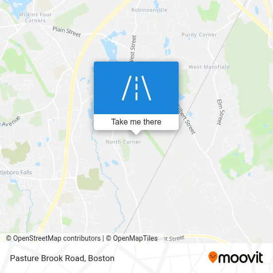 Pasture Brook Road map