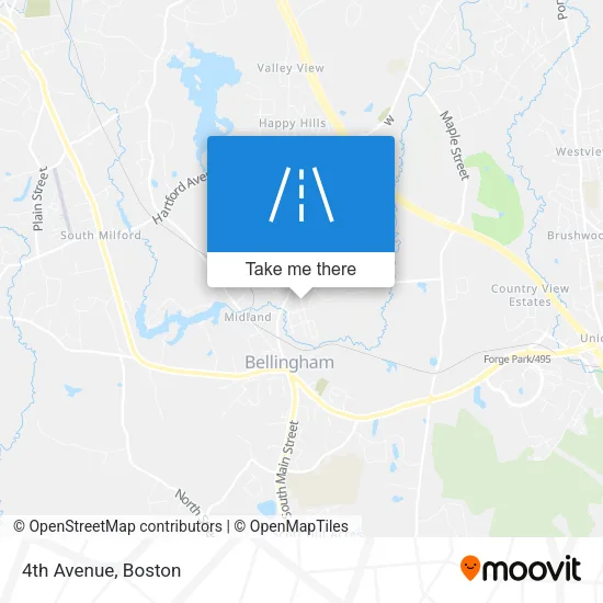 4th Avenue map