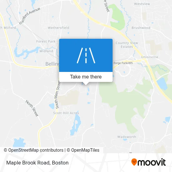 Maple Brook Road map