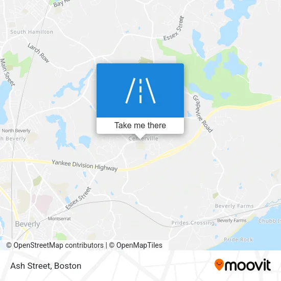 Ash Street map