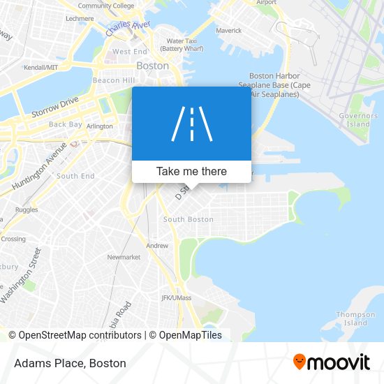 Mapa de Adams Place