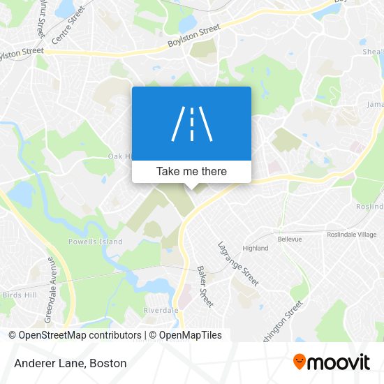 Mapa de Anderer Lane