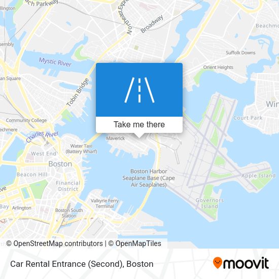 Car Rental Entrance (Second) map