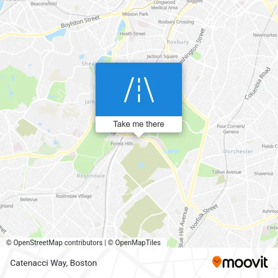 Catenacci Way map