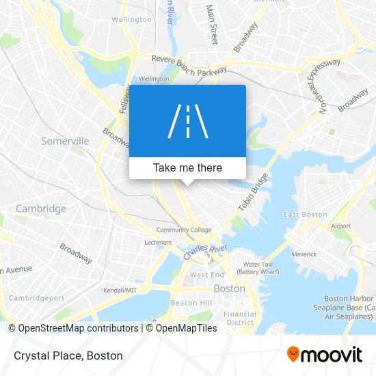 Crystal Place map