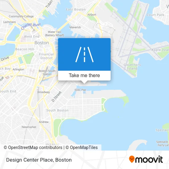 Design Center Place map
