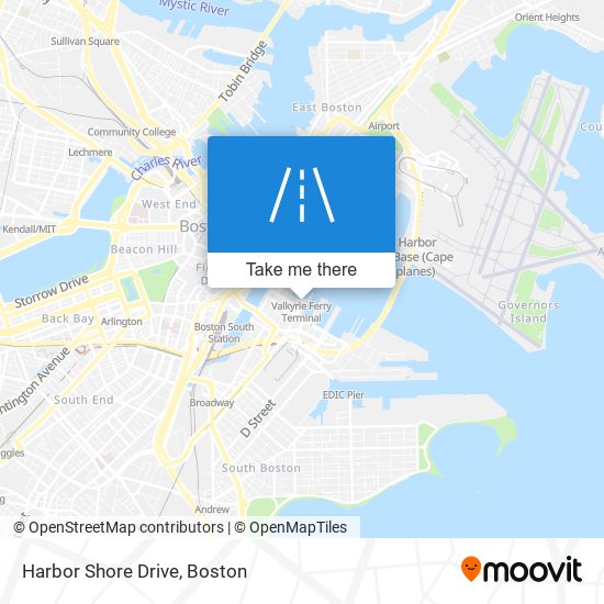 Mapa de Harbor Shore Drive