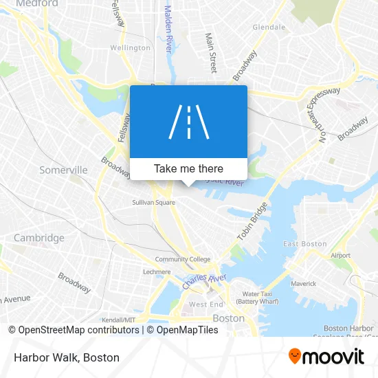 Harbor Walk map