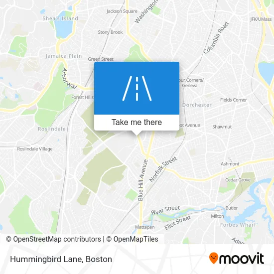 Hummingbird Lane map