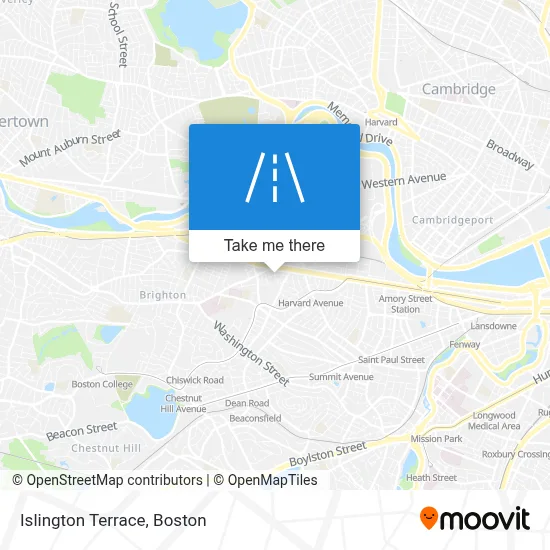 Islington Terrace map