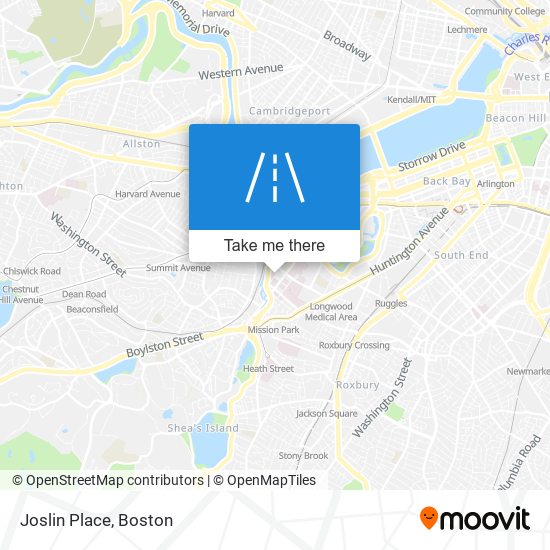 Joslin Place map