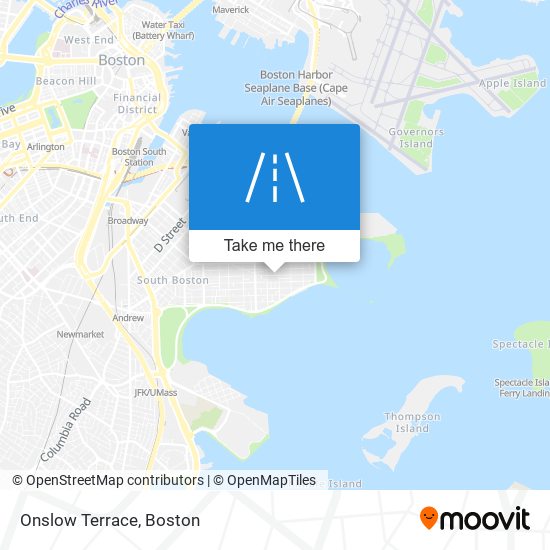 Onslow Terrace map