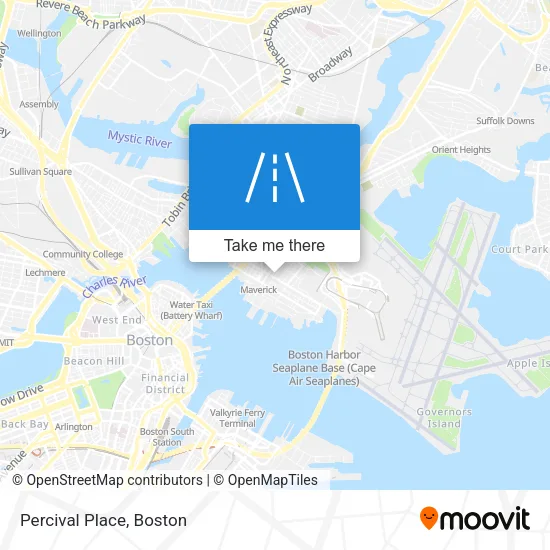 Percival Place map