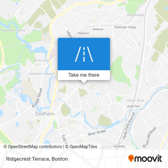 Mapa de Ridgecrest Terrace