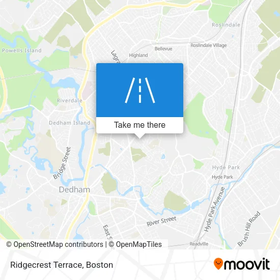 Mapa de Ridgecrest Terrace