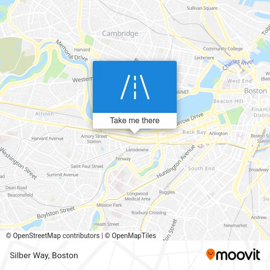 Silber Way map