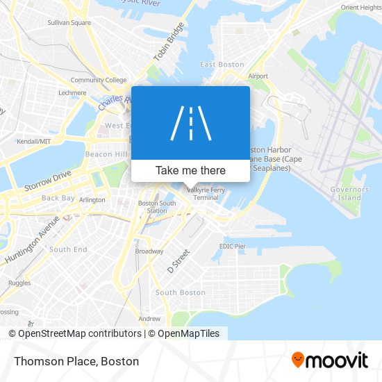 Thomson Place map