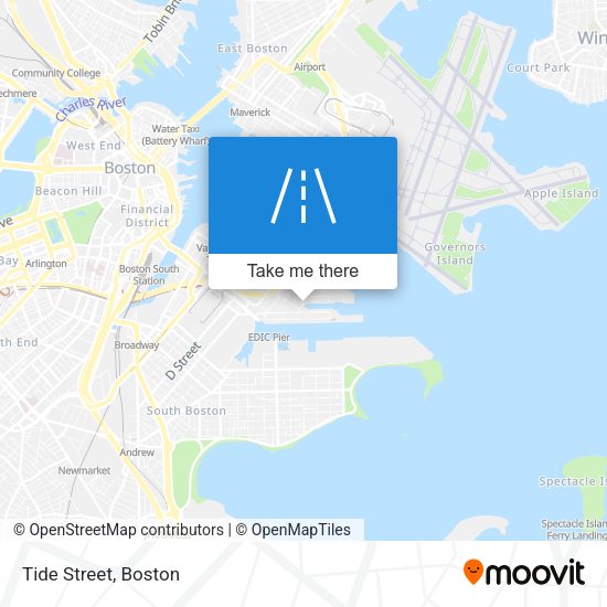 Tide Street map