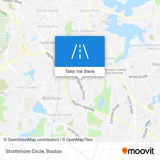 Strathmore Circle map