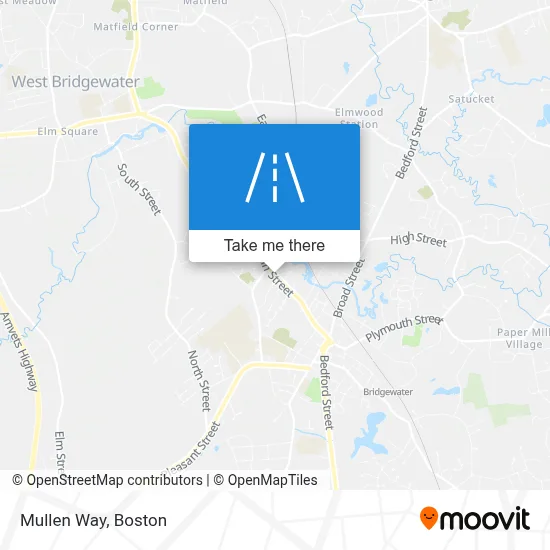 Mullen Way map