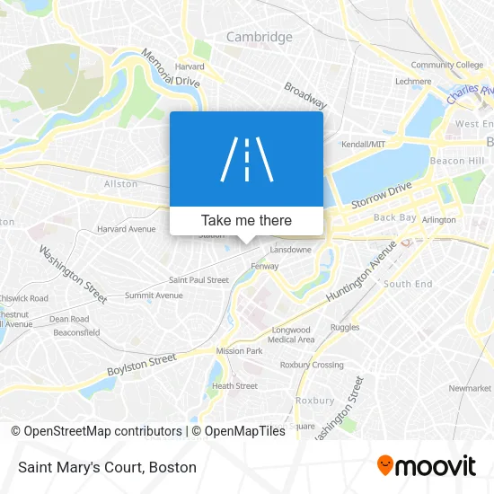 Saint Mary's Court map
