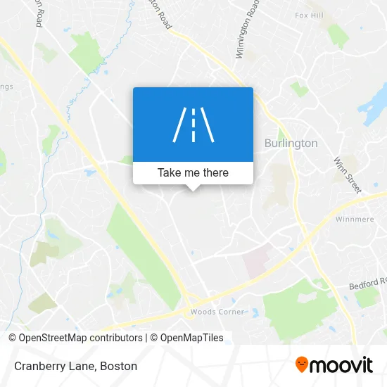 Cranberry Lane map