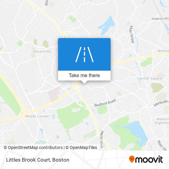 Littles Brook Court map